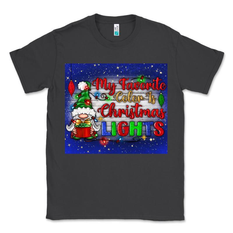 My Favorite Color Is Christmas Lights Classic Tee by BundleAndBundleShop | Teevron