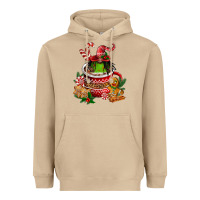 Mushroom christmas coffee afro gnome Heavyweight Hoodie - FaDigitalArtStudio