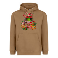 Toasted Coconut christmas coffee afro gnome Heavyweight Hoodie - FaDigitalArtStudio