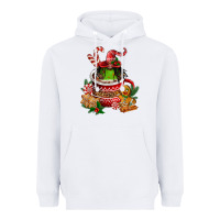 White christmas coffee afro gnome Heavyweight Hoodie - FaDigitalArtStudio