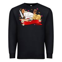 Black personalized chef tools kopyası Premium Sweatshirt - JahusDesignShop