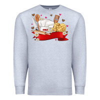 Heather Grey personalized chef tools kopyası Premium Sweatshirt - JahusDesignShop