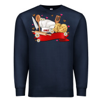 Navy personalized chef tools kopyası Premium Sweatshirt - JahusDesignShop
