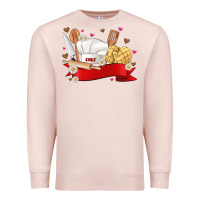 Pale Pink personalized chef tools kopyası Premium Sweatshirt - JahusDesignShop