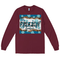Burgundy it's freezin season Long Sleeve Tee - RanaPortraitStore