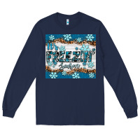 Navy it's freezin season Long Sleeve Tee - RanaPortraitStore