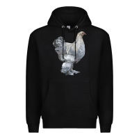Black Brahma Chicken Premium Hoodie - LillyAllenDesigns