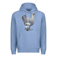 Colony Blue Brahma Chicken Premium Hoodie - LillyAllenDesigns