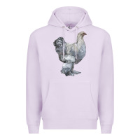 Lilac Brahma Chicken Premium Hoodie - LillyAllenDesigns
