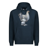 Navy Brahma Chicken Premium Hoodie - LillyAllenDesigns