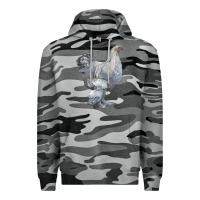 Slate Camo Brahma Chicken Premium Hoodie - LillyAllenDesigns