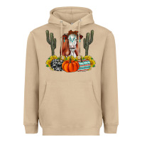 Mushroom Fall Cow Heavyweight Hoodie - CowhideDigitalArt