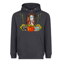 Smoke Fall Cow Heavyweight Hoodie - CowhideDigitalArt
