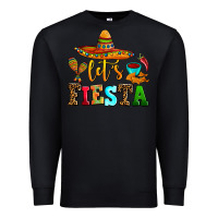 Black let's fiesta Premium Sweatshirt - AdoDesignShop