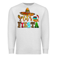 Oatmeal Heather let's fiesta Premium Sweatshirt - AdoDesignShop