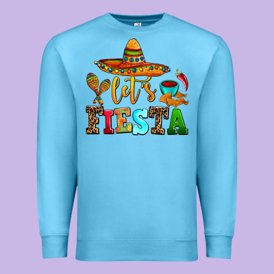 Let's Fiesta Premium Sweatshirt Designed By Adodesignshop