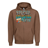 Chestnut special education crew Zipper Hoodie - texasbilliewilder