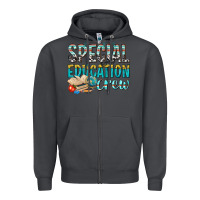 Smoke special education crew Zipper Hoodie - texasbilliewilder