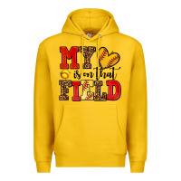 Lemon my heart is on that field softball Premium Hoodie - AdoDesignShop