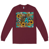 Burgundy just pray Long Sleeve Tee - RanaPortraitStore