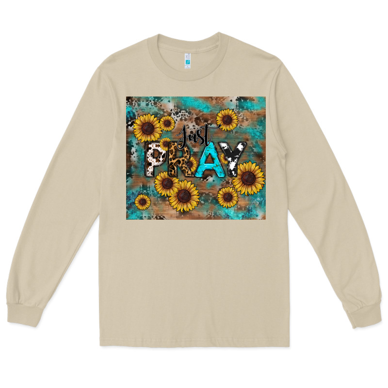 Just Pray Long Sleeve Tee by RanaPortraitStore | Teevron