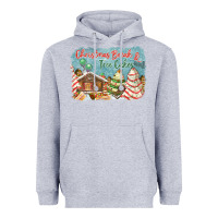 Heather Grey christmas break and tree cakes Heavyweight Hoodie - FaDigitalArtStudio