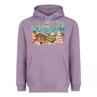 Lavender christmas break and tree cakes Heavyweight Hoodie - FaDigitalArtStudio