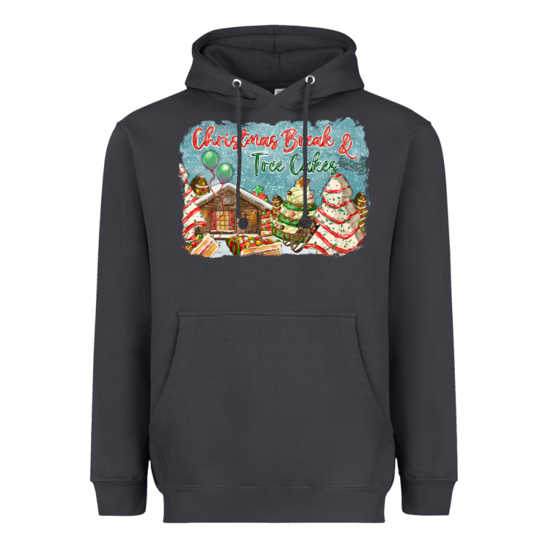 Christmas Break And Tree Cakes Heavyweight Hoodie by FaDigitalArtStudio | Teevron