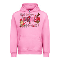 Fuchsia Pink but did you pray about it Urban Hoodie - MaliasSmallBusiness