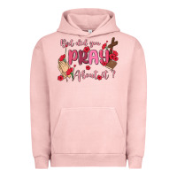 Pigment Salmon but did you pray about it Urban Hoodie - MaliasSmallBusiness