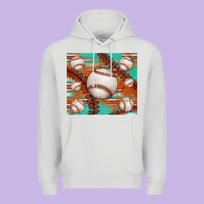 Baseball Turquoise Serape Glitter Tumbler Premium Hoodie Designed By Jasminsmagicworld