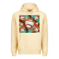 Pina Colada baseball turquoise serape glitter tumbler Premium Hoodie - Jasminsmagicworld