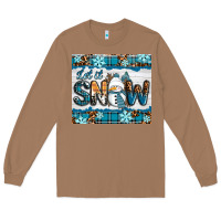 Toasted Coconut let it snow Long Sleeve Tee - RanaPortraitStore