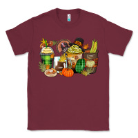 Burgundy thanksgiving coffee cups Classic Tee - Zillion Design Studio
