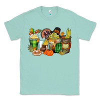 Seafoam thanksgiving coffee cups Classic Tee - Zillion Design Studio