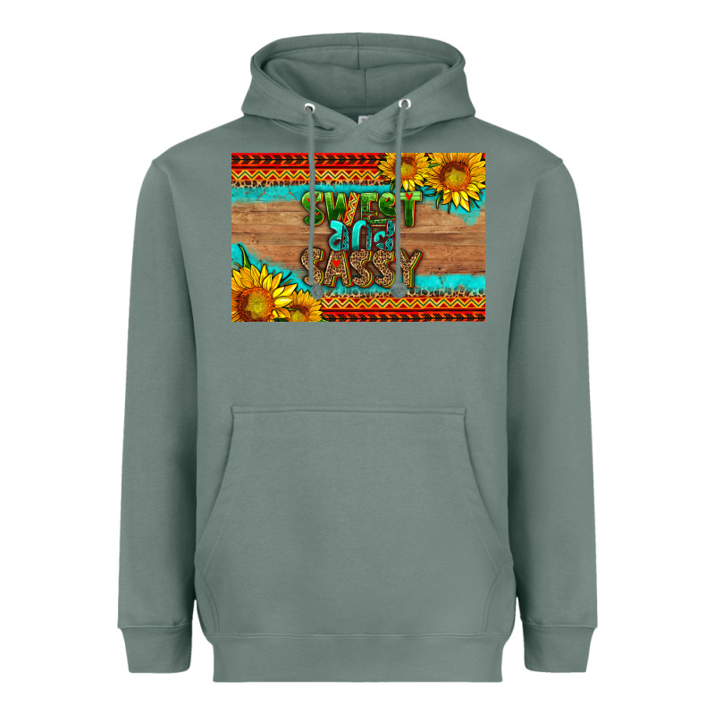 Sweet And Sassy Juneteenth Skinny Metal Can Holder Heavyweight Hoodie by HRA Design Shop | Teevron