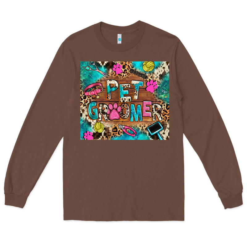 Pet Groomer Long Sleeve Tee by RanaPortraitStore | Teevron
