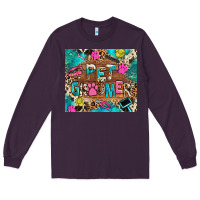 Plum pet groomer Long Sleeve Tee - RanaPortraitStore