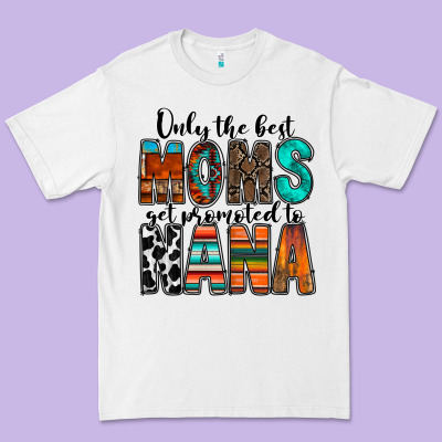 Only The Best Moms Get Promoted To Nana Premium Tee Designed By Racoondesign
