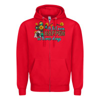 Red a lot can happen in three days Zipper Hoodie - Zillion Design Studio