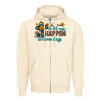 Sandshell a lot can happen in three days Zipper Hoodie - Zillion Design Studio