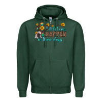 Sports Green a lot can happen in three days Zipper Hoodie - Zillion Design Studio
