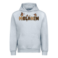 Heather Grey melanin Urban Hoodie - MaliasSmallBusiness
