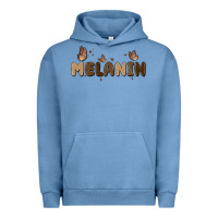 Pigment Pebble Blue melanin Urban Hoodie - MaliasSmallBusiness