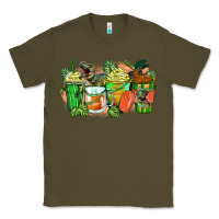 Army Green t rex coffee cups Classic Tee - Zillion Design Studio