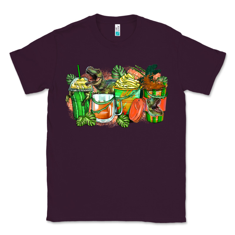 T Rex Coffee Cups Classic Tee by Zillion Design Studio | Teevron