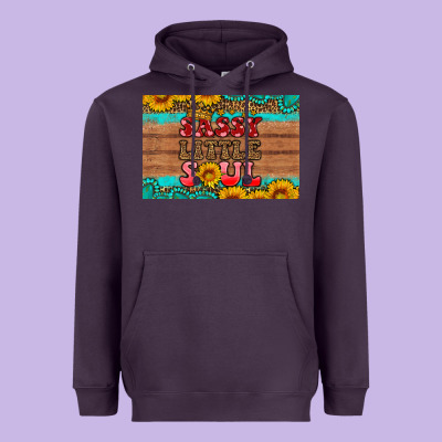 Sassy Little Soul  Skinny Metal Can Holder Heavyweight Hoodie Designed By Hra Design Shop