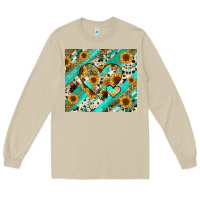Mushroom leopard sunflower hearts Long Sleeve Tee - RanaPortraitStore
