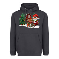 Smoke christmas gnomes barnyard Heavyweight Hoodie - FaDigitalArtStudio