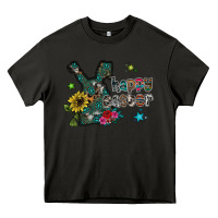 Asphalt Happy Easter Heavy Core Tee - CowhideDigitalArt